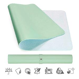 Podložka pod myš a klávesnici MOSH eco kůže, mintová (S,M,L) Large (90 x 45 cm)