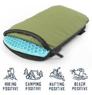 Cestovní podsedák MOSH Kamper khaki / černá