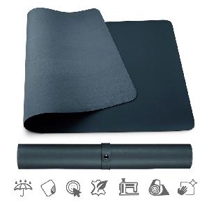 Podložka pod myš a klávesnici MOSH eco kůže, tmavě modrá, 90 x 45 cm Large (90 x 45 cm)