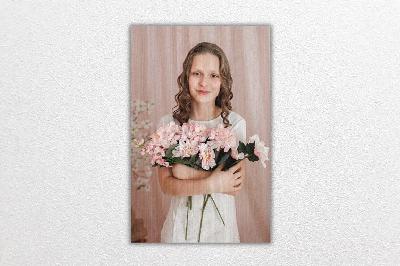 Tisk na dřevo 60x40 cm z vlastní fotografie, Bukové dřevo, Vykroužení pro závěs