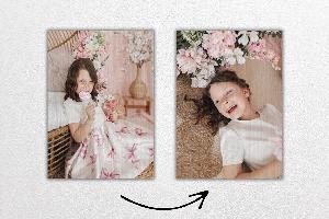 Oboustranný tisk na dřevo 60x45 cm z vlastní fotografie, Bukové dřevo, Oboustranný tisk