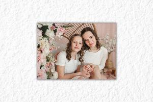 Tisk na překližku 45x30 cm z vlastní fotografie, Překlížka, S plíškem