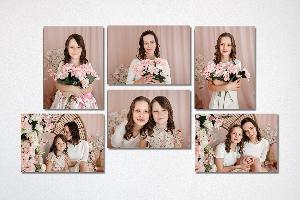 Tisk na Kapa desku sada 6 kusů 15x10 cm z vlastních fotografií, KAPA deska, Včetně stojánku