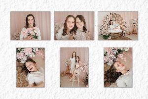 Tisk na překližku sada 6 kusů 15x10 cm z vlastních fotografií, Překlížka, Včetně stojánku