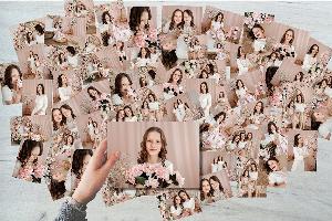 Sada fotografií 18x13 cm - 63 kusů, Fotopapír saténový: 220g/m²