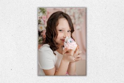 Tisk na sklo 60x40 cm z vlastní fotografie, Sklo clearvision, S nalepovacím háčkem