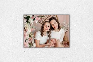 Tisk na sklo 45x30 cm z vlastní fotografie, Sklo clearvision, S klipovým uchycením