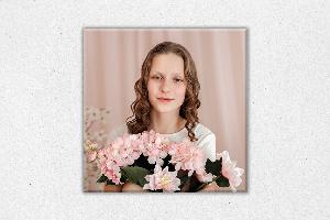 Tisk na sklo 50x50 cm z vlastní fotografie, Sklo clearvision, S nalepovacím háčkem