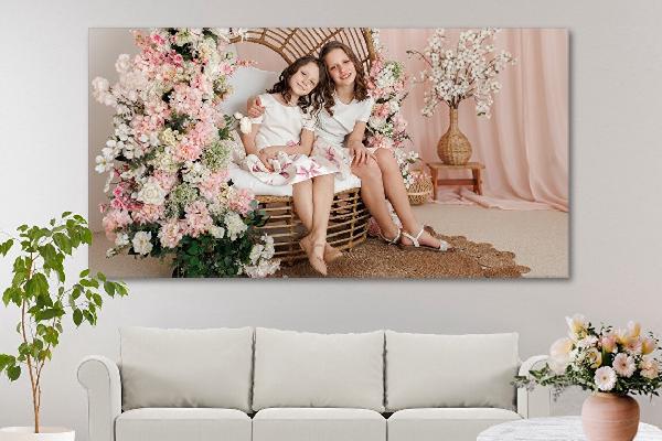 Fotoobraz 200x100 cm z vlastní fotografie, Plátno 100% bavlna: Premium Canvas 390g/m², S lakováním
