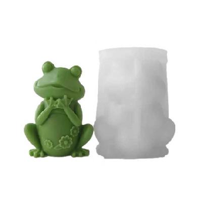 Silikonová forma na mýdlo a svíčku 3D žabka