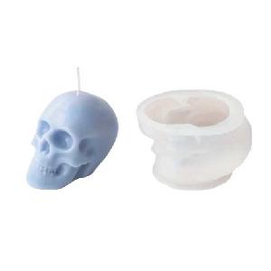 Silikonová forma na mýdlo a svíčku lebka