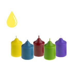 Tekutá barva na svíčky - žlutá 10ml