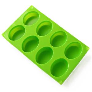 Silikonová forma na mýdlo ovály - 8ks