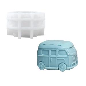 Silikonová forma na mýdlo a svíčku autobus