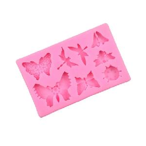 Silikonová mini formička motýlci mix
