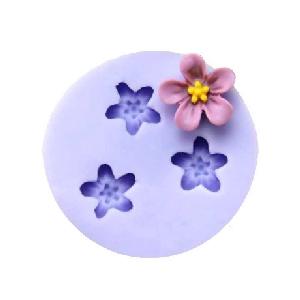 Silikonová mini formička fialky