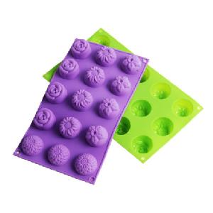 Silikonová forma na mýdlo mix II. - 15ks