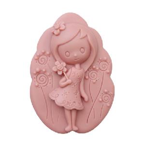 Silikonová forma na mýdlo holčička