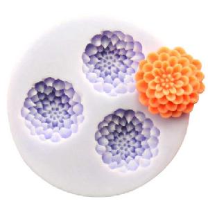 Silikonová mini formička jiřiny I.