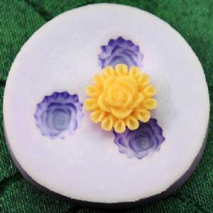 Silikonová mini formička květy III.