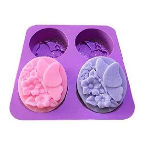 Silikonová forma na mýdlo motýli - 4ks