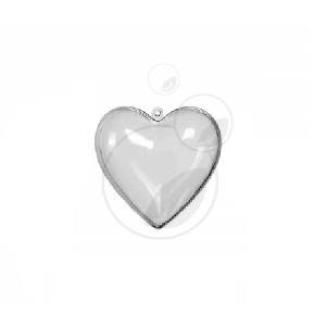 Plastová forma na šumivé bomby do koupele srdce