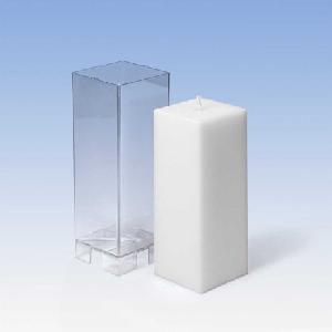 Polykarbonátová forma na svíčku kvádr 6x6x16cm