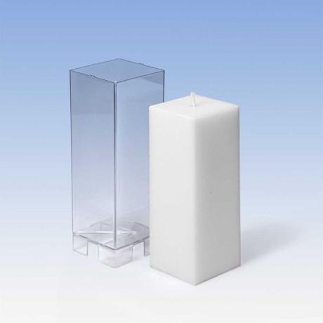 Polykarbonátová forma na svíčku – kvádr 6×6×16 cm