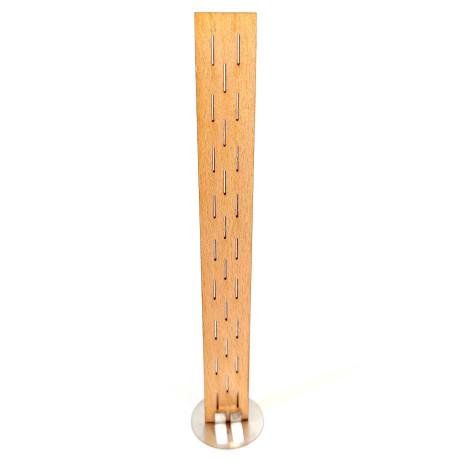 Dřevěný knot na svíčky č. 1 s držákem, sada 10 ks – pr. nádoby 6–8 cm