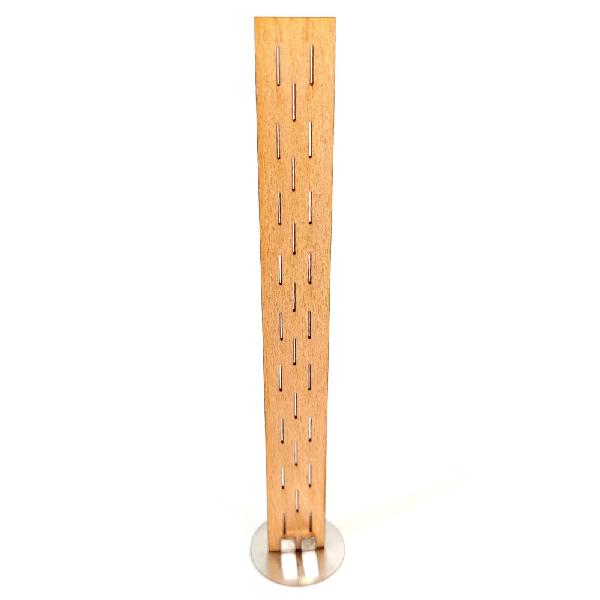 Dřevěný knot na svíčky s držákem č. 4 - sada 10ks | Knoty na svíčky | Knoty pro výrobu svíček | Knot do svíčky | Knot na výrobu svíček
