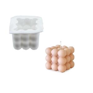 Silikonová forma na mýdlo a svíčku kostka II.