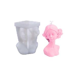 Silikonová forma na svíčku dívka