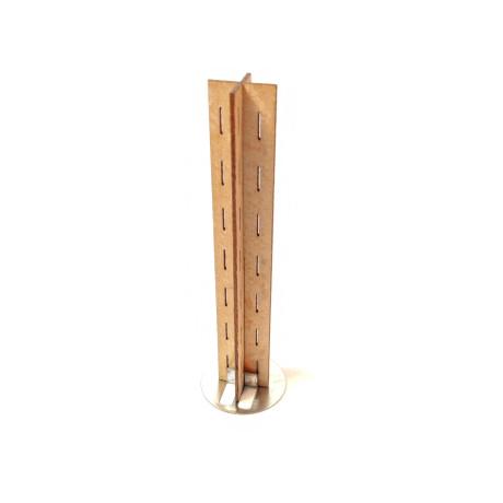 Dřevěný křížový knot č. K2 s držákem, sada 5 ks – pr. nádoby 8–10 cm