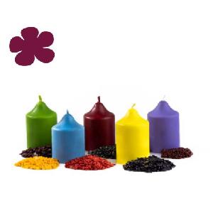 Barva na svíčky - bordová 10g