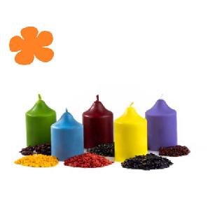 Barva na svíčky - oranžová 10g