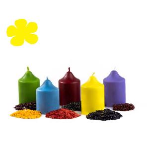 Barva na svíčky - žlutá 10g