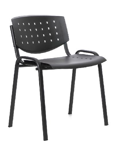 Konferenční židle Layer plastová černá