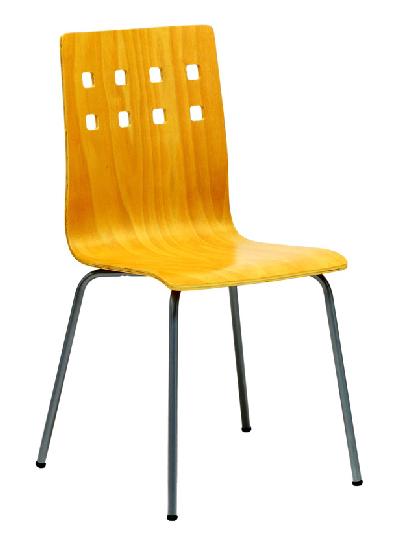Officepro Jídelní židle NELA buk/hliník
