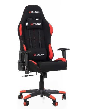 MRacer Kancelářská židle MRacer červená látková + U nás záruka 7 let