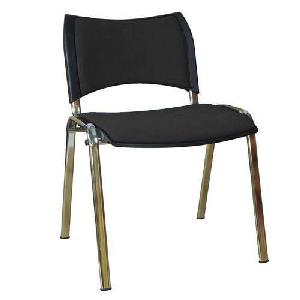 Konferenční židle Smart Chrom, černá
