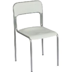 Plastová jídelní židle Cortina, šedá