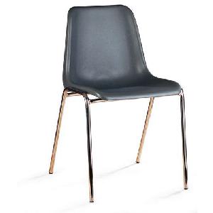 Plastová jídelní židle Linda, šedá