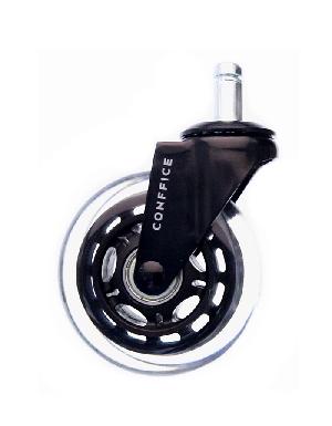 CONFFICE sada 5 pogumovaných koleček 73 mm
