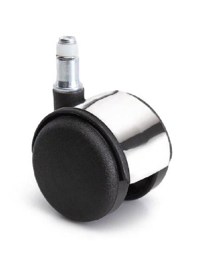 ROLLYX Kolečko plastové stříbrné 50 mm (sada 5 ks)