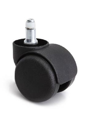 Kolečko plastové s brzdou 50 mm (sada 5 ks)