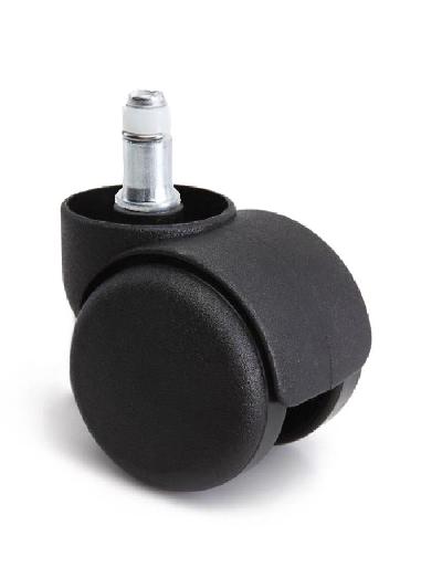 Kolečko plastové s brzdou 50 mm (sada 5 ks)