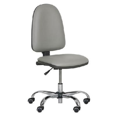 Pracovní židle Torino plus s měkkými kolečky, šedá