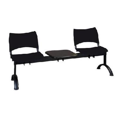 Lavice Visio, dvoumístná se stolkem, černá