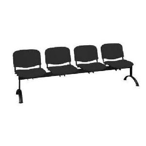 Lavice ISO Plast, čtyřmístná, červená