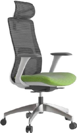 MERCURY Kancelářská židle WISDOM, šedý plast, zelená
